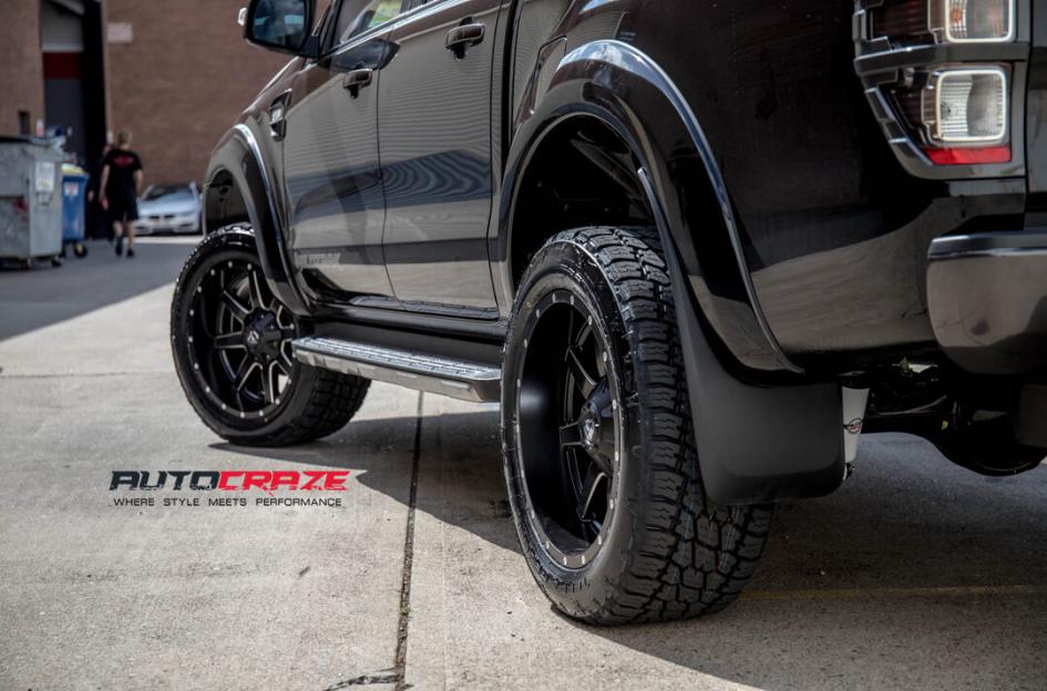 FORD RANGER MAVERICK GLOSS BLACK MILLED ACCENTS